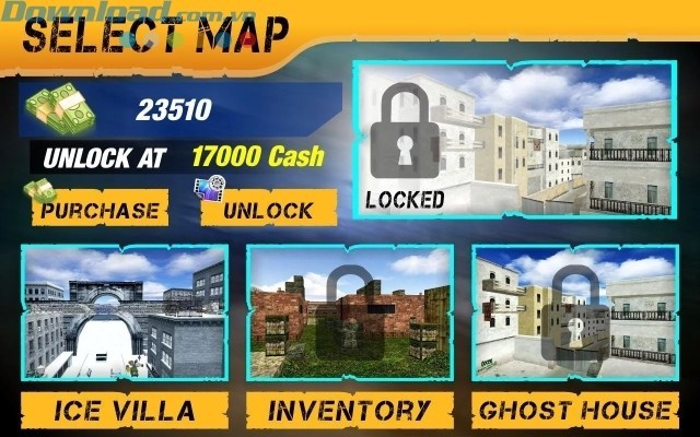 Nhiều bản đồ rộng lớn