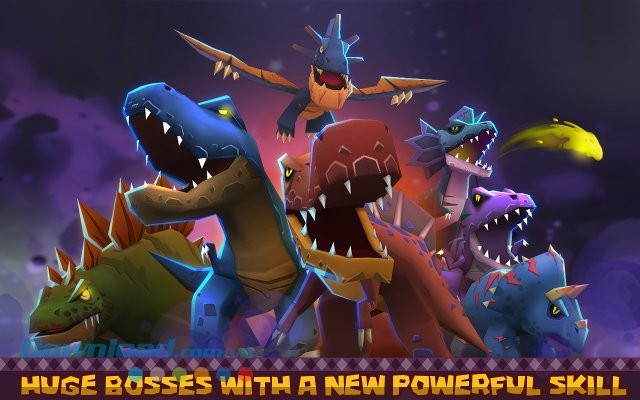 Nhiệm vụ diệt boss trong game Call of Mini: Dino Hunter