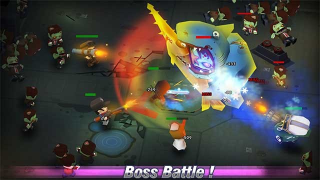 Bước vào những trận chiến đấu boss kịch tính trong Call of Mini: Squad for Android