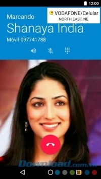 Giao diện cuộc gọi Call Timer Pro cho Android