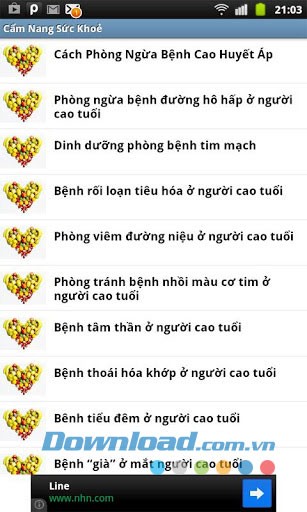 Cẩm nang vàng cho sức khỏe for Android