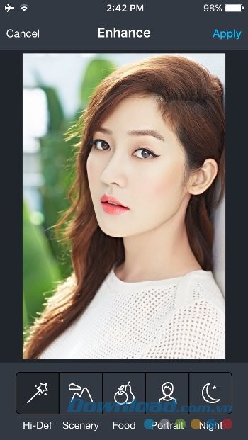 Nâng cấp ảnh một chạm