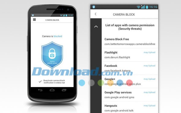 Camera Block for Android