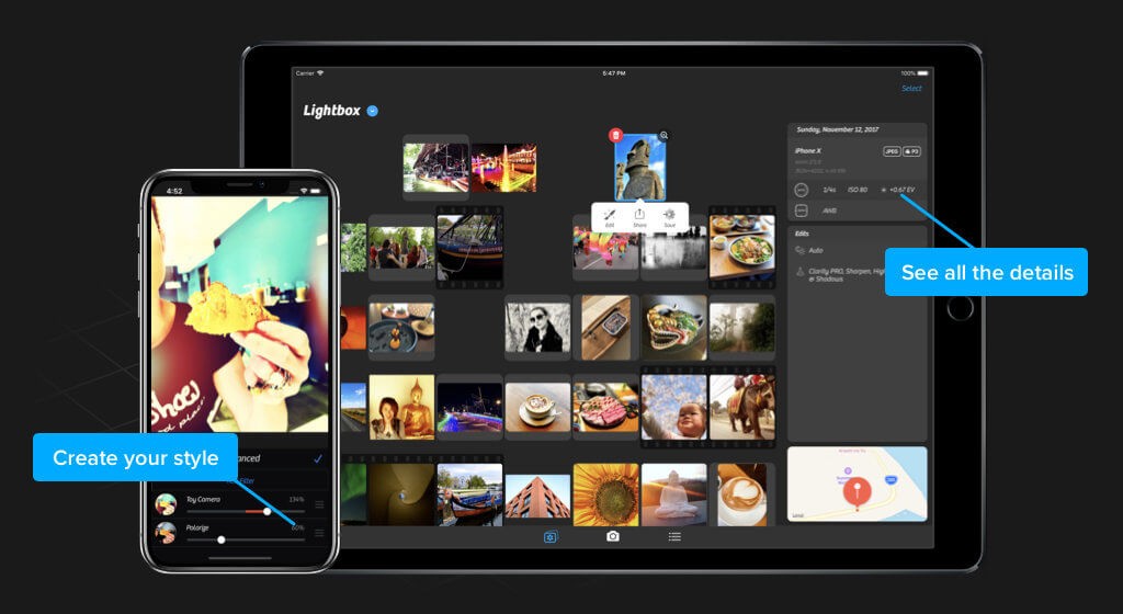 Camera+ 2 cho iOS hỗ trợ chỉnh sửa chuyên sâu