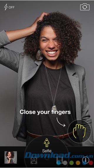 Chụp ảnh bằng cử chỉ