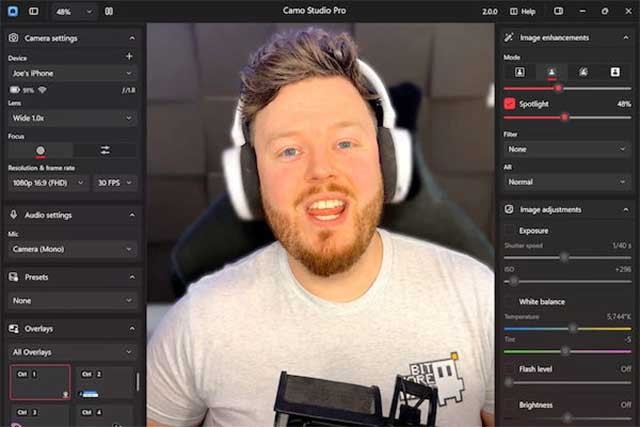 Camo Studio cung cấp cho bạn toàn quyền kiểm soát video
