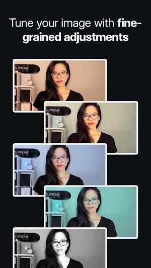 Điều chỉnh hình ảnh, màu sắc...