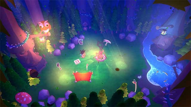 Dựng xong trại trước khi màn đêm buông xuống