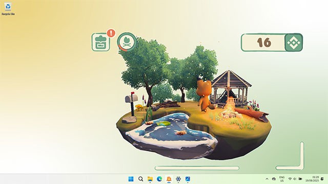 Tương tác với game bằng cách gõ phím và click chuột để chú cáo tự động thực hiện các công việc