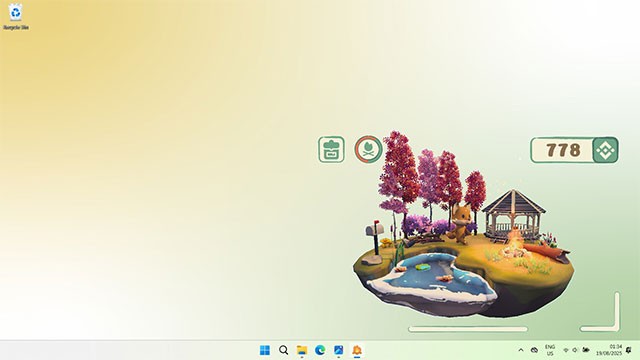 Game Campfire Harmony tự động vận hành trên màn hình máy tính