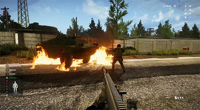 Toàn bộ người chơi và phương tiện đều có thể bị phá hủy do tác động từ cuộc chiến