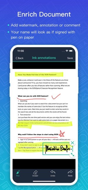 Thoải mái chú thích, chèn logo... lên bản scan