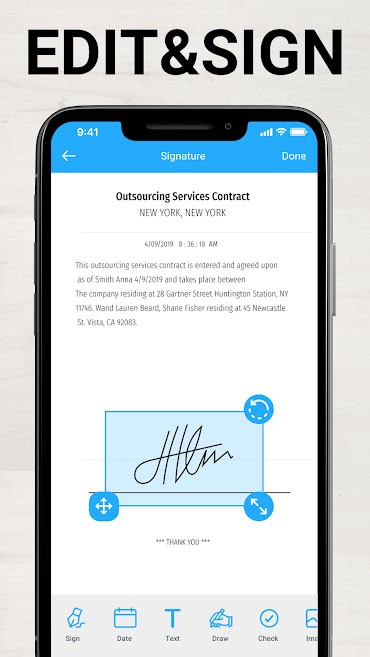 Chỉnh sửa và ký form PDF
