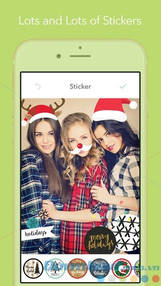 Trang trí ảnh bằng sticker