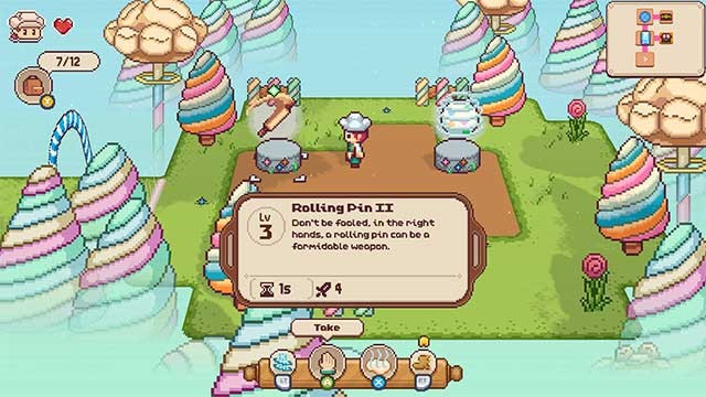 Candy Crawler là game khám phá ngục tối kết hợp quản lý tiệm bánh