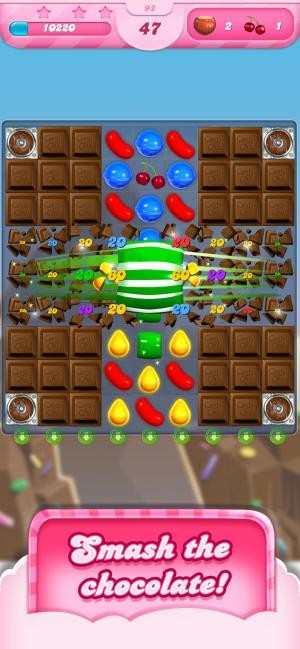 Phá vỡ các viên socola