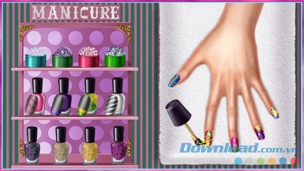 Candy Fashion Dress up cho Android giới thiệu quy trình làm đẹp theo style kẹo ngọt