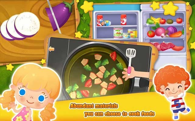 Nấu những món ăn thơm ngon phục vụ gia đình Candy