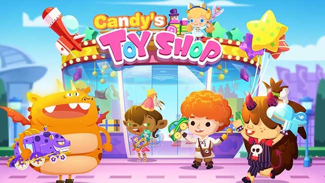 Quản lý cửa hàng đồ chơi trong game Candy's Toy Shop cho iOS