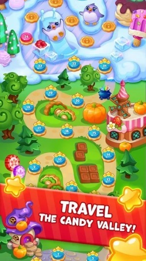 Phiêu lưu trong thung lũng kẹo ngọt ngào