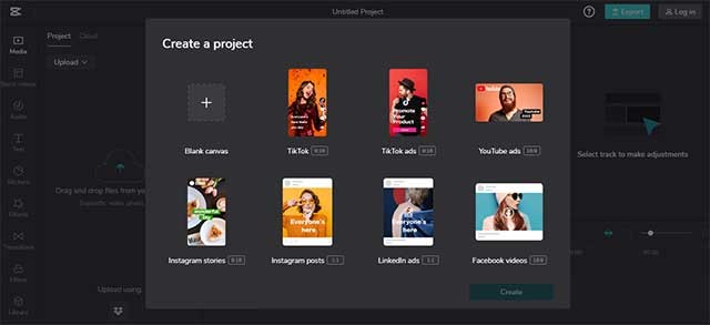 Chỉnh sửa video để đăng lên các trang xã hội như TikTok, Instagram, Youtube, Facebook,...