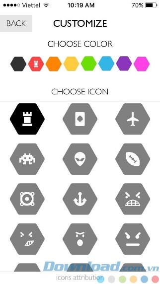 Tùy biến biểu tượng
