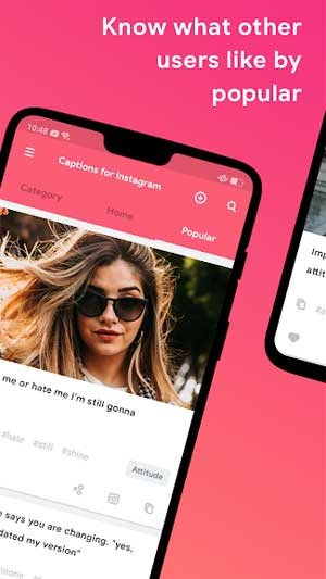 Cập nhật những nội dung thịnh hành nhất với Captions for Instagram