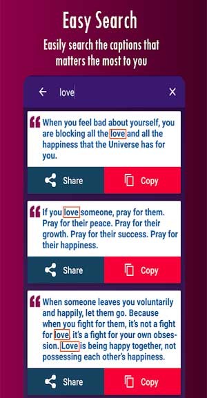 Tìm kiếm chú thích nhanh chóng theo từ khóa