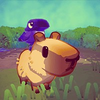 Capy Castaway: Game phiêu lưu chuột lang nước và quạ