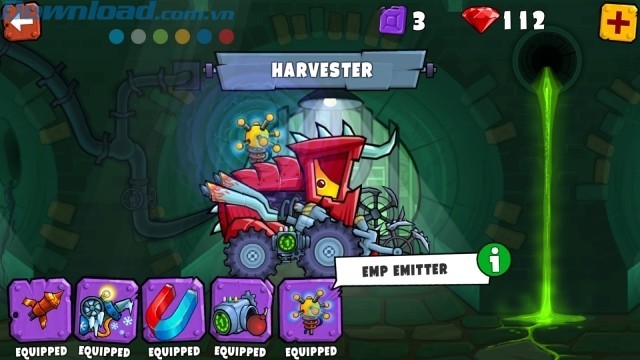 Vô số loại xe cho người chơi lựa chọn