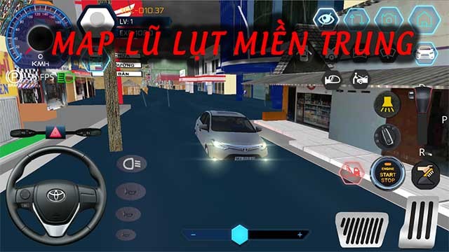 Car Simulator Vietnam cung cấp nhiều bản đồ làng quê, vùng lũ chân thực ở Việt Nam