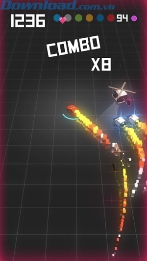 Ăn điểm combo khi xe cảnh sát va chạm