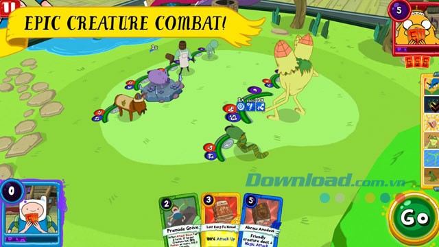 Tham gia trận chiến sử thi trong game