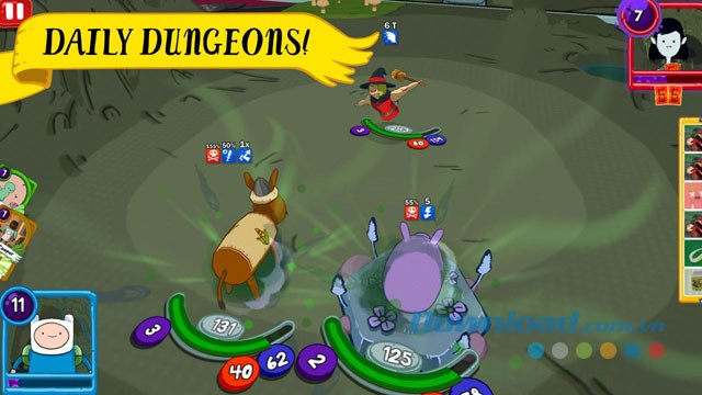 Tham gia những thử thách hàng ngày trong hầm ngục