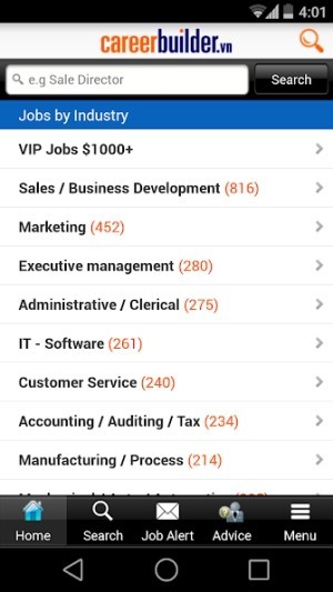 Tìm việc thuộc nhiều ngành nghề khác nhau