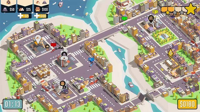 Vượt qua những thử thách về giao thông, điều kiện đường xá, thời tiết... trong khi chơi CarGo