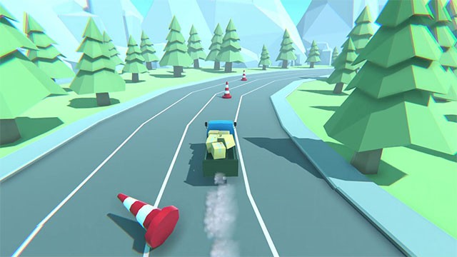 Đua xe vượt chướng ngại vật và bảo quản thật tốt hàng hóa trên xe