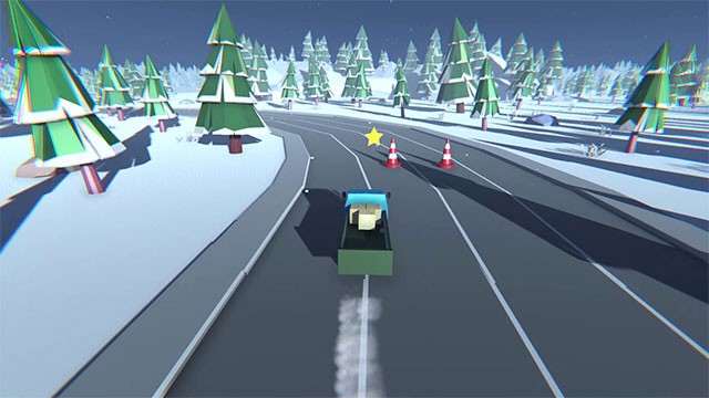 Kiếm thật nhiều sao để leo rank và mở khóa thành tích mới trong Cargo Truck Racer game