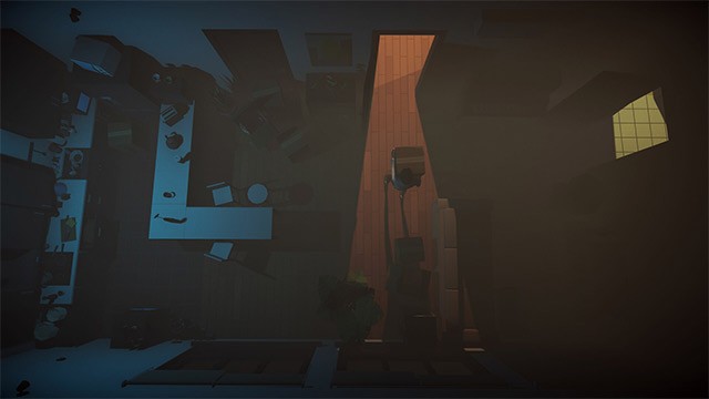 Đồ họa vẽ tay với những mảng sáng tối đối lập tạo nên 1 bức tranh u buồn về cảm xúc