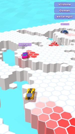 Đua xe sinh tồn trên chiến trường lục giác