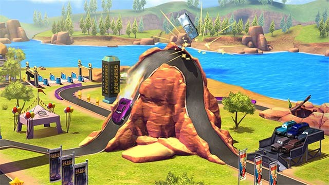 Chinh phục những đường đua đầy chướng ngại vật và thử thách trong Cars Fast as Lightning