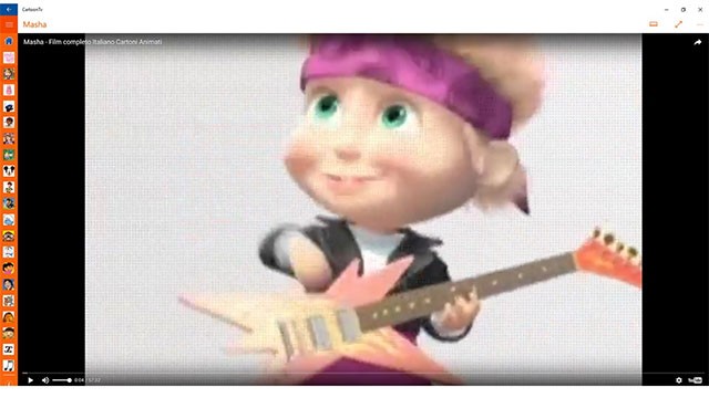 Cartoon TV tích hợp trình phát video chất lượng, đa chức năng