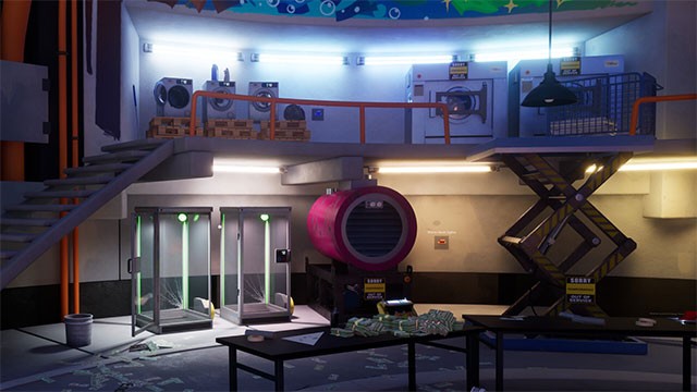 Liên tục nâng cấp và mở khóa công cụ, trang bị để tăng năng suất rửa tiền