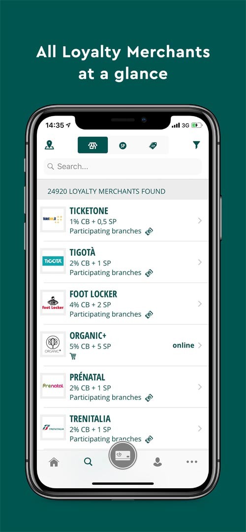 Mua sắm tại hàng nghìn cửa hàng áp dụng dịch vụ cashback