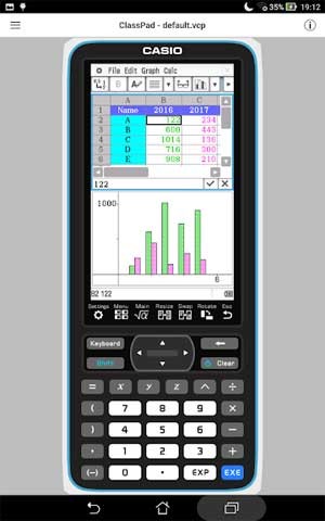 Ứng dụng được thiết kế để thực hiện các phép tính và biểu đồ phức tạp