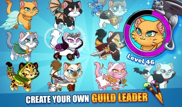 Trở thành người đứng đầu guild anh hùng mèo của riêng bạn