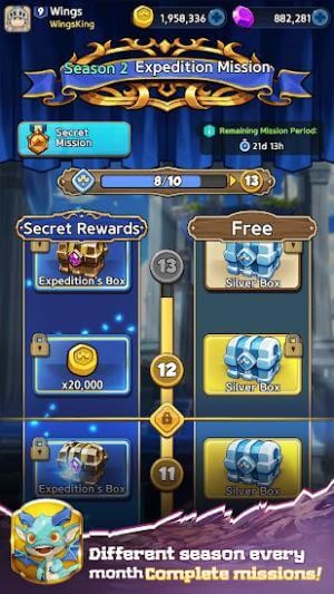 Hoàn thành các nhiệm vụ khác nhau