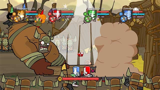 Castle Crashers là game chặt chém phong cách hoạt hình phương Tây cực vui nhộn