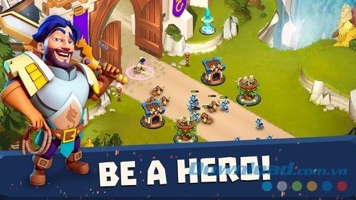 Nhập vai thành anh hùng trong Castle Creeps TD cho iOS