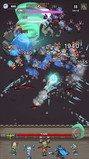 Chiến đấu với quái vật vô tận để bảo vệ lâu đài trong game Castle Defenders Clash